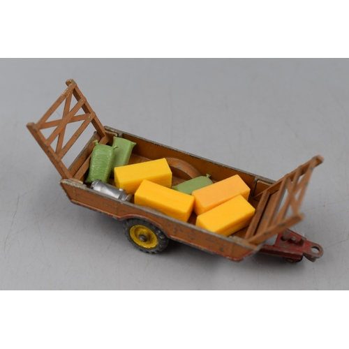 138 - Selection of Dinky Toys Play Worn Farming and Agricultural Toys, includes Farm Trailer, 301 Orange F... 