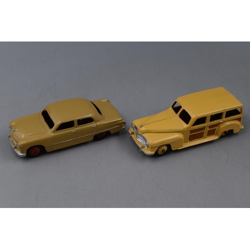 141 - Mixed Selection Vintage of Play Worn Die Cast Dinky Toys, includes Ford Sedan, x2 181 Volkswagen, x2... 