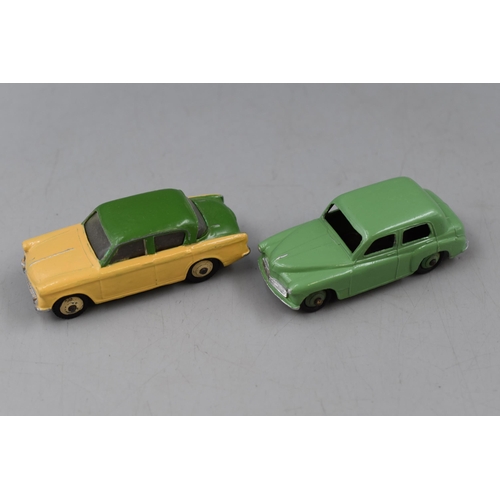 141 - Mixed Selection Vintage of Play Worn Die Cast Dinky Toys, includes Ford Sedan, x2 181 Volkswagen, x2... 