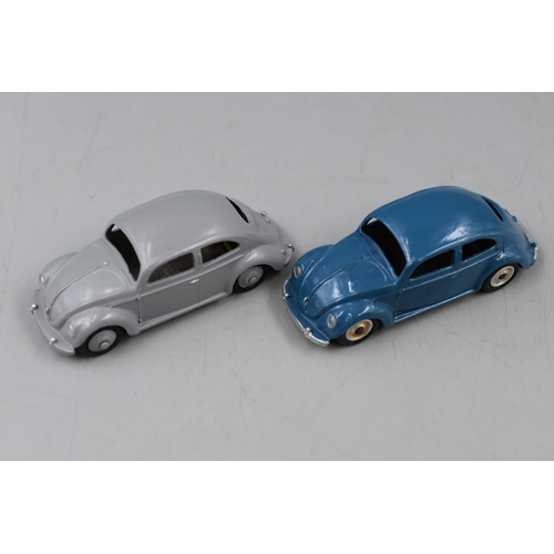 141 - Mixed Selection Vintage of Play Worn Die Cast Dinky Toys, includes Ford Sedan, x2 181 Volkswagen, x2... 