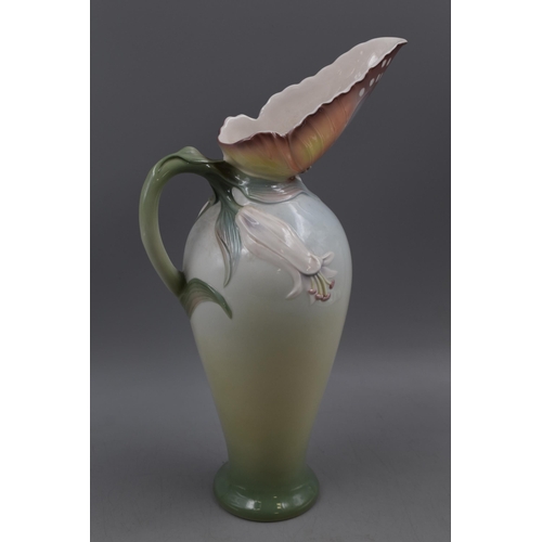 191 - Franz Butterfly Vase. Approx. Height 14 inches