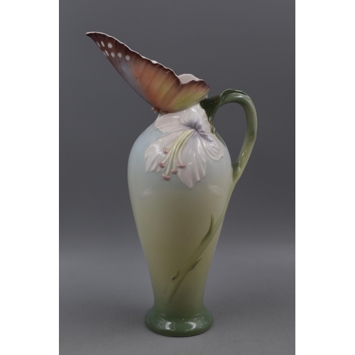 191 - Franz Butterfly Vase. Approx. Height 14 inches