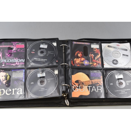 459 - Emtec CD Case Containing approx 112 Discs including Status Quo, The Beach Boys, Meat loaf and lots M... 