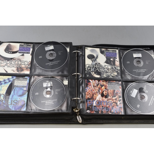 459 - Emtec CD Case Containing approx 112 Discs including Status Quo, The Beach Boys, Meat loaf and lots M... 