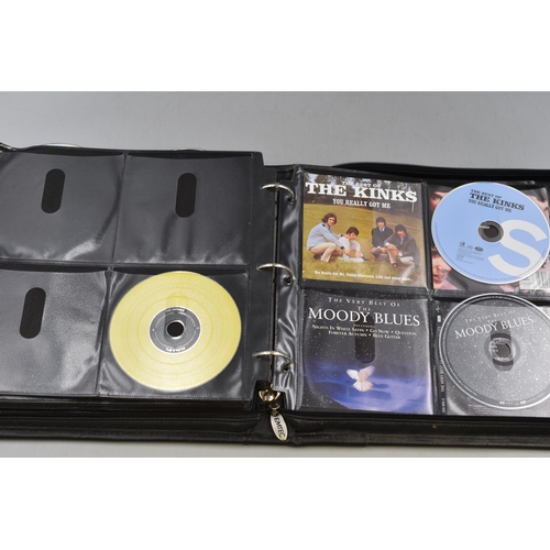 459 - Emtec CD Case Containing approx 112 Discs including Status Quo, The Beach Boys, Meat loaf and lots M... 