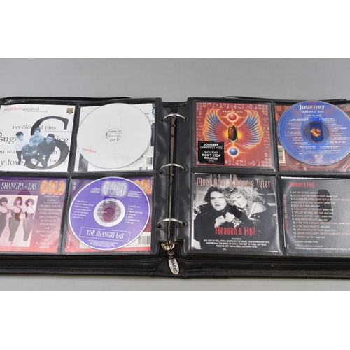 459 - Emtec CD Case Containing approx 112 Discs including Status Quo, The Beach Boys, Meat loaf and lots M... 