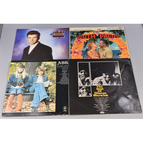 460 - House Clearance Records, Over 20 Includes Status Quo, Rick Astley, Four Tops, Abba and More