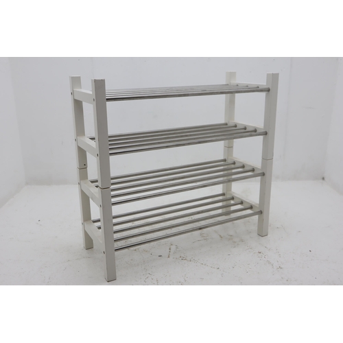 Tjusig shoe rack discount white