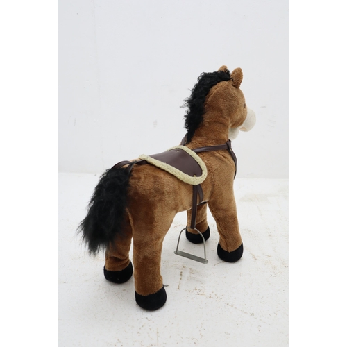 736 - Childs Brown/White Pony, approx 24