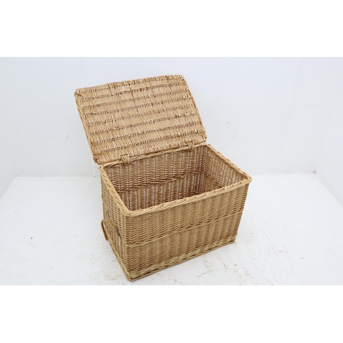 743 - Large Wicker Linen/Storage Basket approx 24