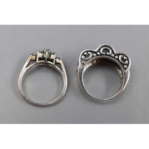 40 - Two Silver 925 Vintage Rings