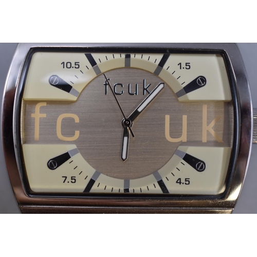 54 - fcuk Gents Watch with Rubberised Strap (Working)