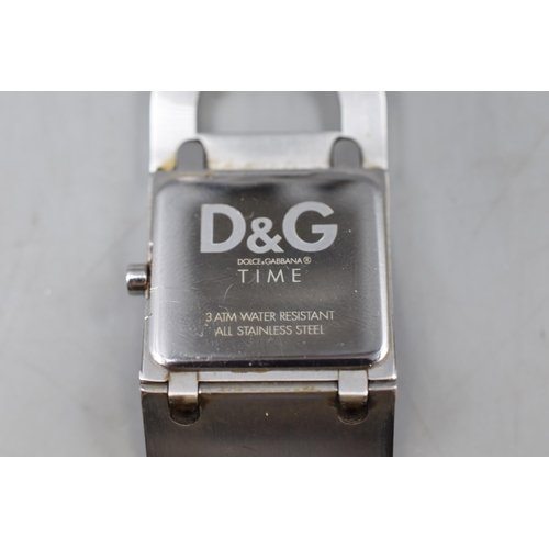 55 - D & G Time Bracelet Watch (Working)