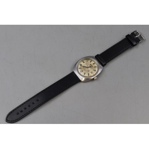 72 - Camy Automatic 17 Jewels Gents Watch with Leather Strap (Working)