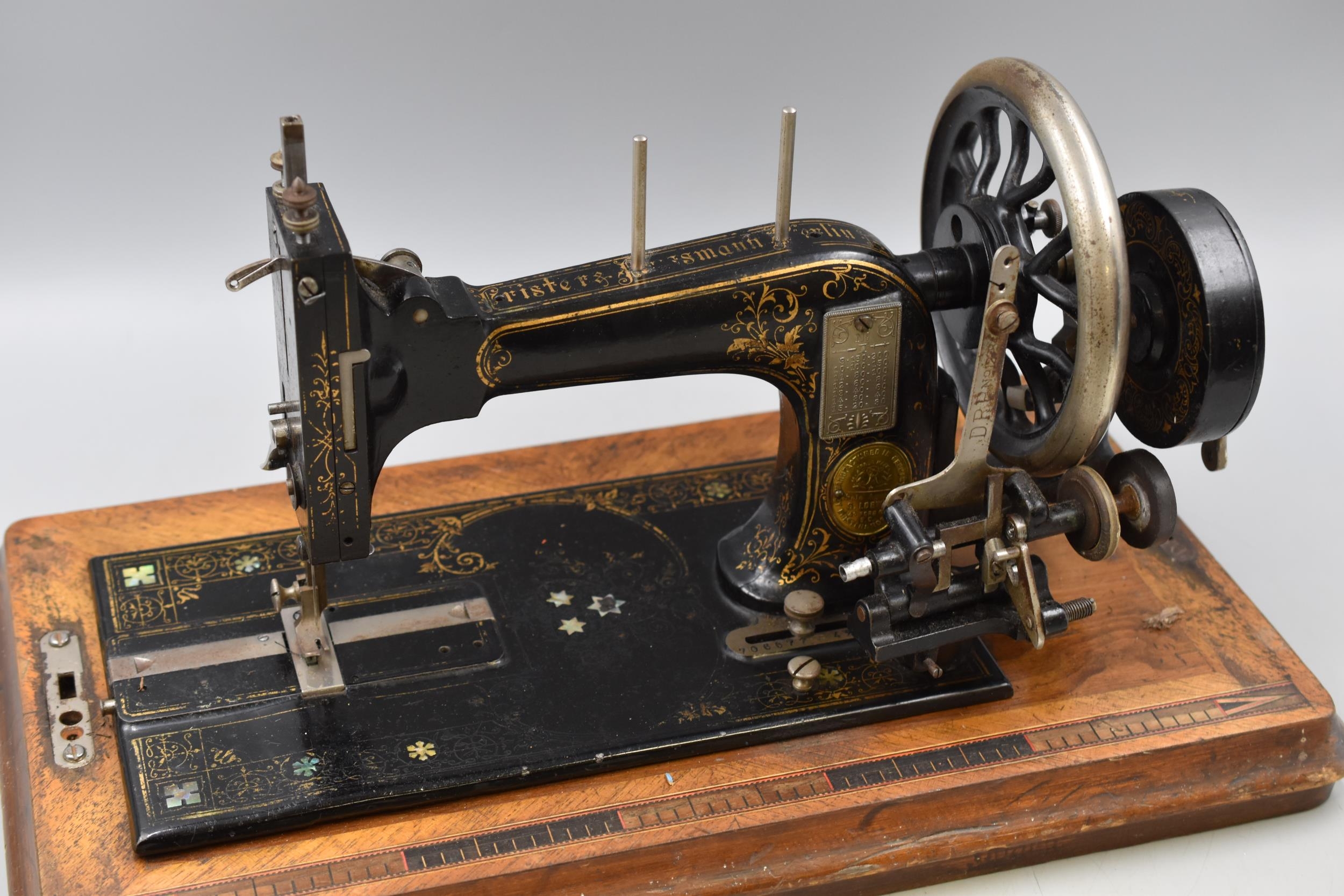 1890s Antique Victorian Frister & Rossman High Arm Transverse Shuttle ...