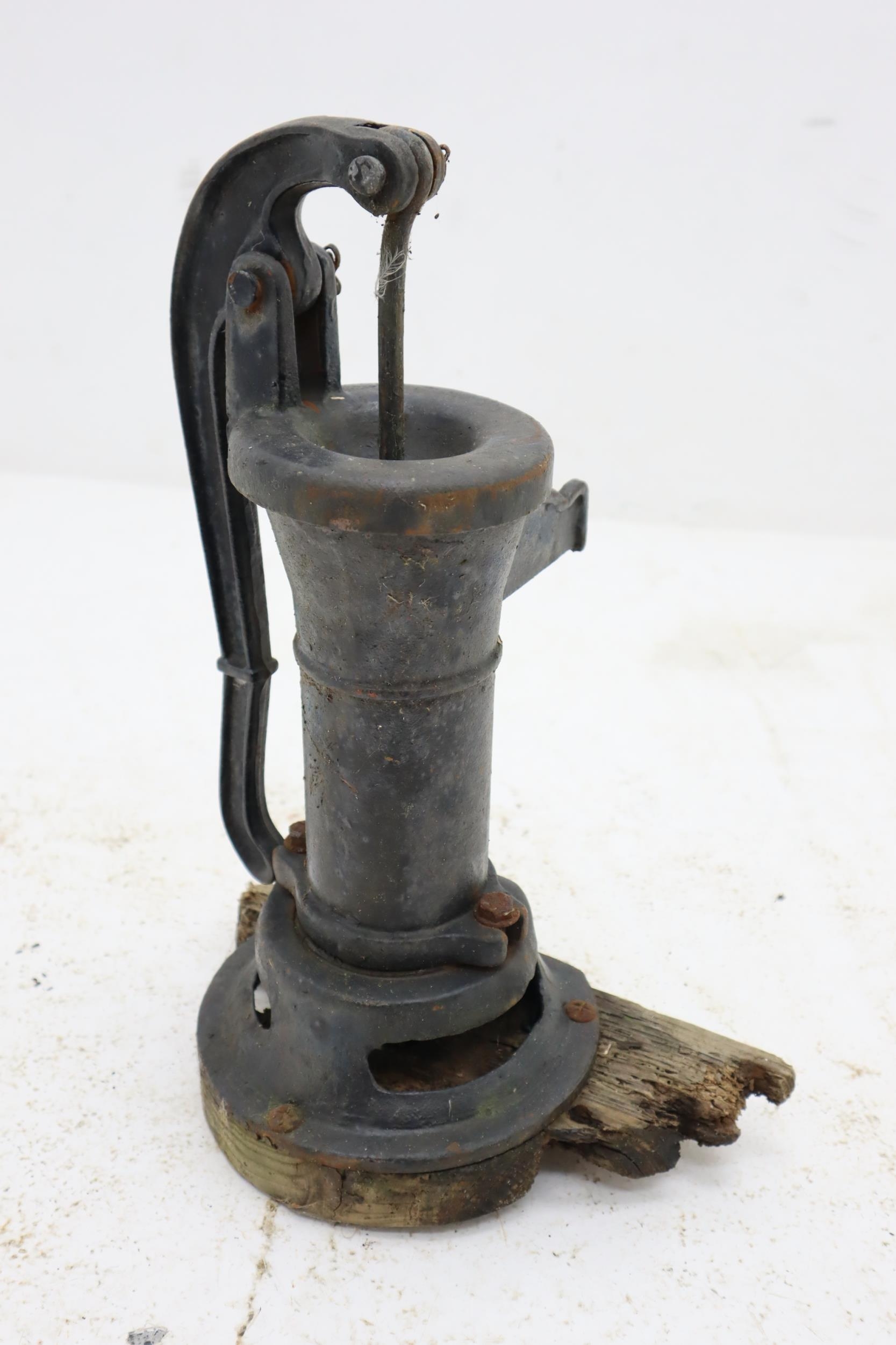 Decorative Hand Pump Garden Ornament , Can Be Attached To A Water Pump Etc. Approx 19 Inches Tall