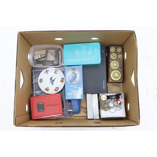 712 - A Mixed Selection to Include Unsorted Jewellery, Disney Watch, Thornton Compasses and More.