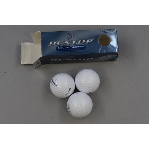 699 - Two Pairs of Golf Shoes and A Selection of Golf Balls. Includes Adidas (Size 6.5), Footjoy (Size Unk... 