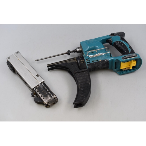 703 - Makita DFR550Z Auto-Feed Screwdriver (No Batteries and Charger)