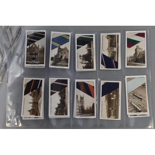 195 - A 1934 Full Set of 50 Churchmans 'Well-Known Ties' Cigarette Cards.