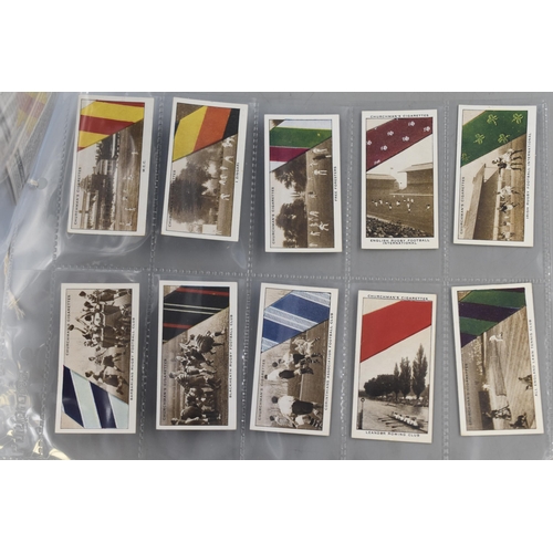 195 - A 1934 Full Set of 50 Churchmans 'Well-Known Ties' Cigarette Cards.