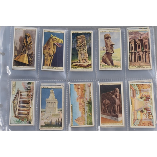 198 - A 1926 Full Set of 50 Wills 'Wonders of The Past' Cigarette Cards.