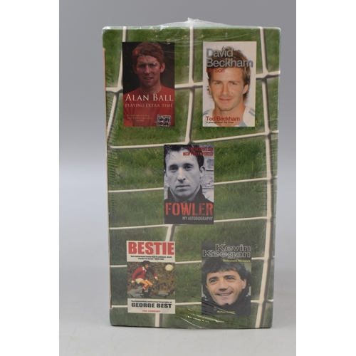 384 - A Sealed 'Back of The Net' Footballers Biographies Box Set. Includes Robbie Fowler, George Best, Dav... 