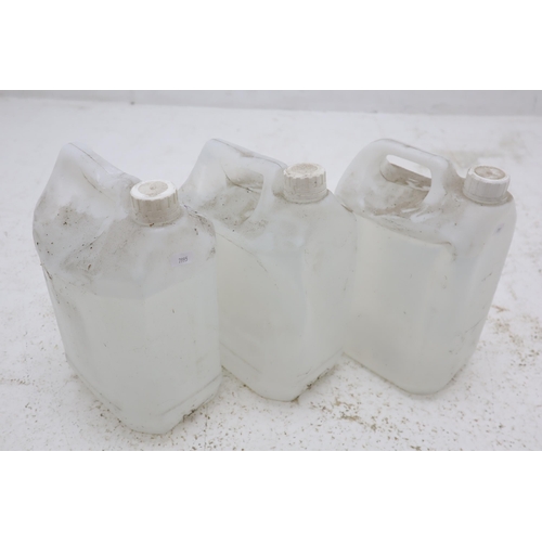 690 - Three x 5 Litre Bottles of Fog / Smoke Fluid For Fog Machines