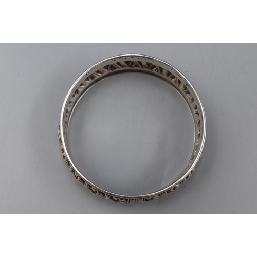 5 - Antique Silver Hallmarked Sheffield Edwardian Bangle