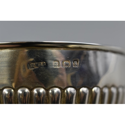 24 - Antique Silver Edwardian Hallmarked Birmingham Silver Pedestal Bowl. Approx. Height 7cm. Circa 1906