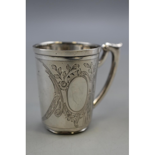 42 - Antique Hallmarked Silver Continental Miniature Tankard. Approx. 6cm