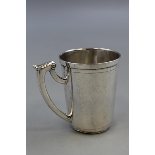 42 - Antique Hallmarked Silver Continental Miniature Tankard. Approx. 6cm