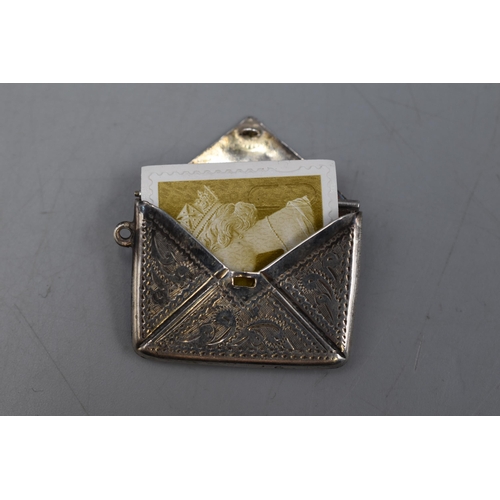 42 - Sterling Silver Stamp Envelope