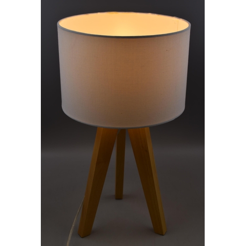 356 - Scandinavian style Tri-Pod Table Lamp (20