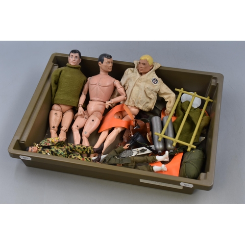 382 - Selection of Vintage Action Man Figures, Accessories and Clothing (a/f)