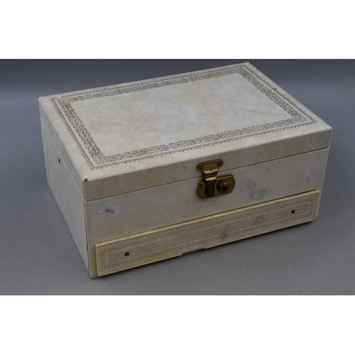 408 - Sectional Jewellery Box Containing a Selection of Jewellery. Approx. Size 12” x 8” x 5&r... 