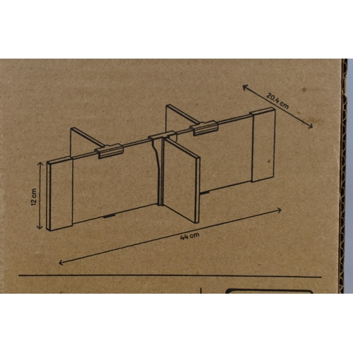 673 - Boxed New Three Deep Drawer Organisers