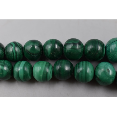 58 - Malachite Graduated Beaded Necklace