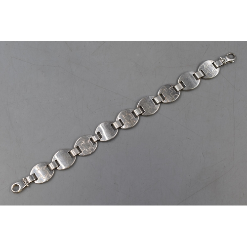 17 - Hallmarked Birmingham Silver Bracelet Complete with Presentation Box