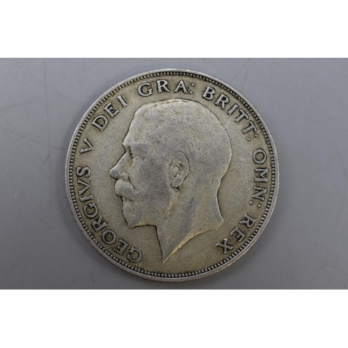 150 - A 1922 UK Silver Half Crown.