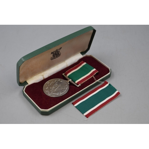 59 - Women's Voluntary Service Medal Complete with Case and Ribbon