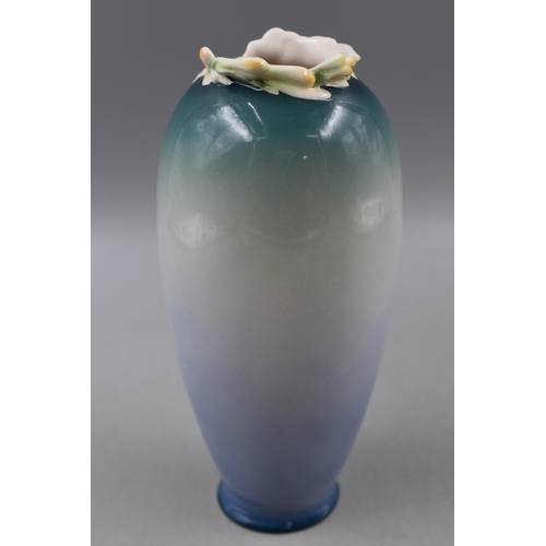 88 - A Franz Ceramic Vase, Turber Rose. Approx 8.5