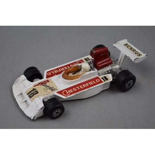 98 - A Selection of Five Die Cast Collectable Racing Cars. Includes Benetton Ford B 193, Alfa Romeo 33 SC... 