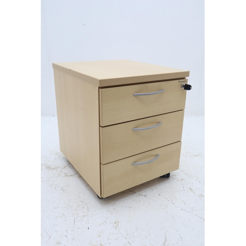 532 - Narbutas under Desk Mobile 3 Drawer Cabinet (19