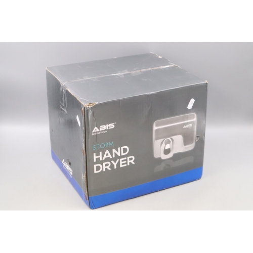 615 - New Abis Storm Hand Dryer in Box