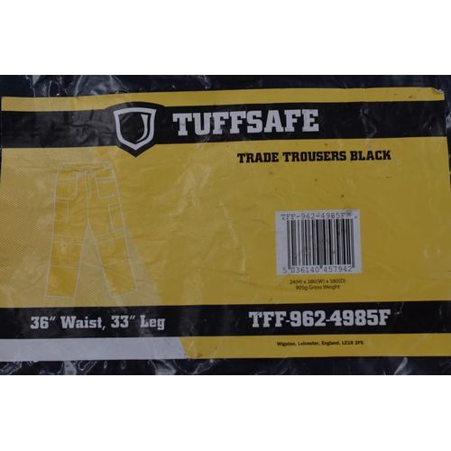 621 - Brand New Pair of Tuffsafe Work Trousers size 36