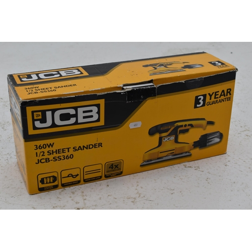 623 - A JCB 360W 1/2 Sheet Sander (JCB-SS360), In Box. Powers on When Tested.