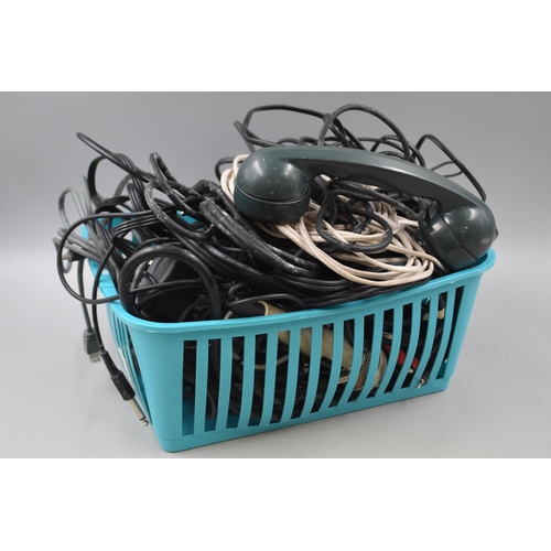 633 - Mixed Lot of Cables, Wires and Microphones