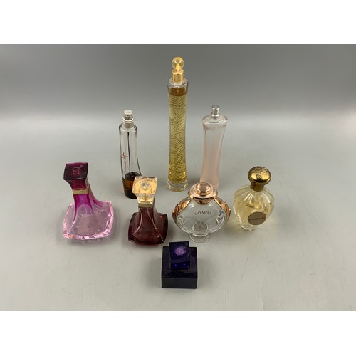 82 - Selection of Part Used Perfumes and Empty Bottles including Beyonce Heat, Intimatley Beckham, Bohemi... 