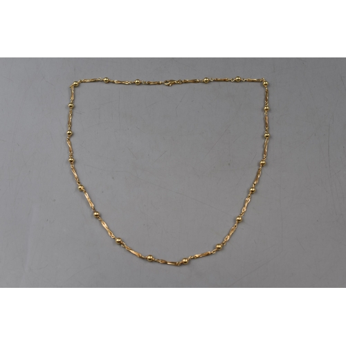 3 - Gold 375 (9ct) Ball Chain Necklace (24